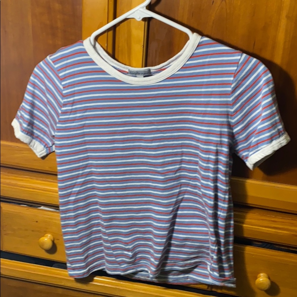 Striped crop top